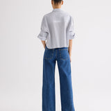 TWP - Next Ex Shirt in Double Stripe Shirting