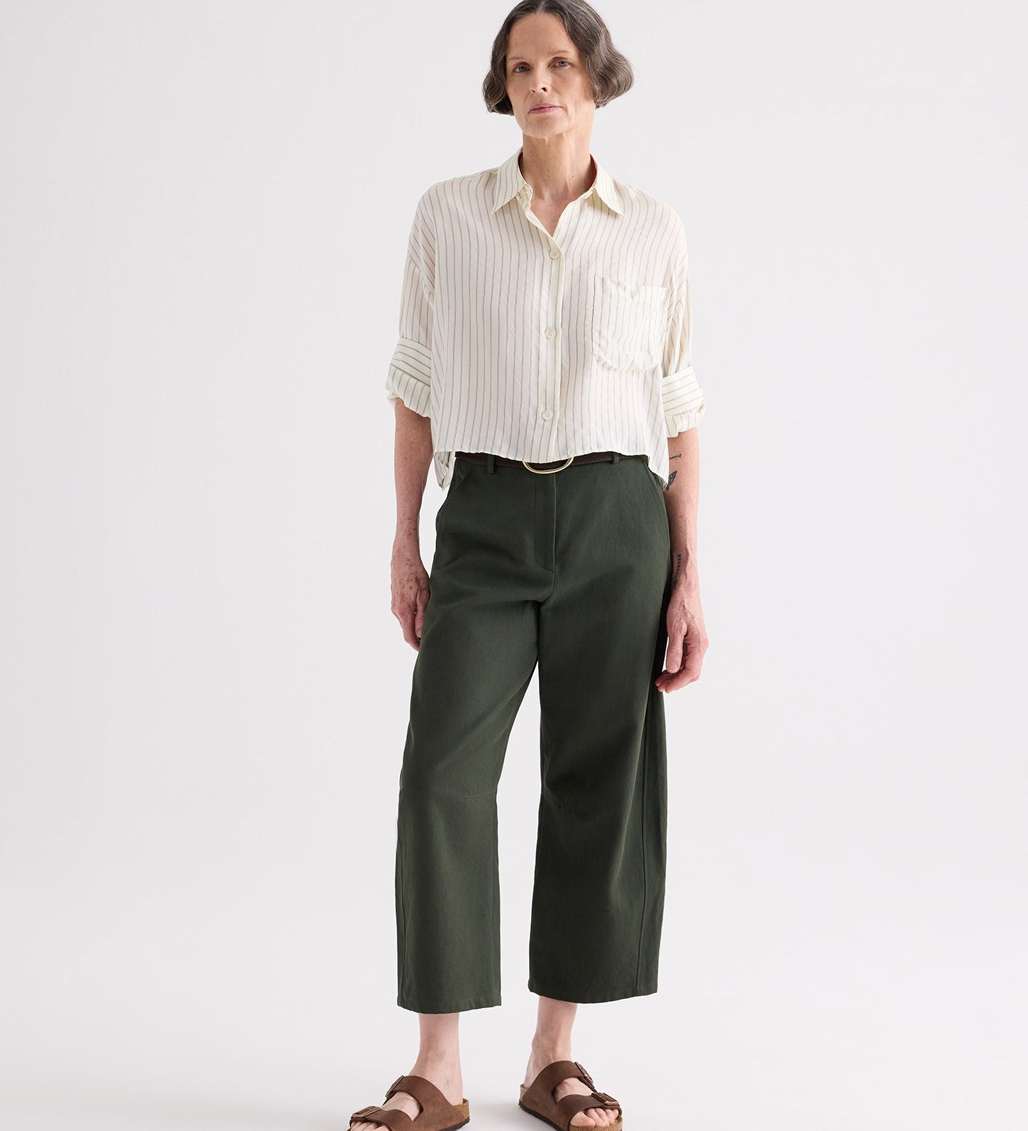 TWP - Next Ex Shirt in Pencil Stripe Viscose