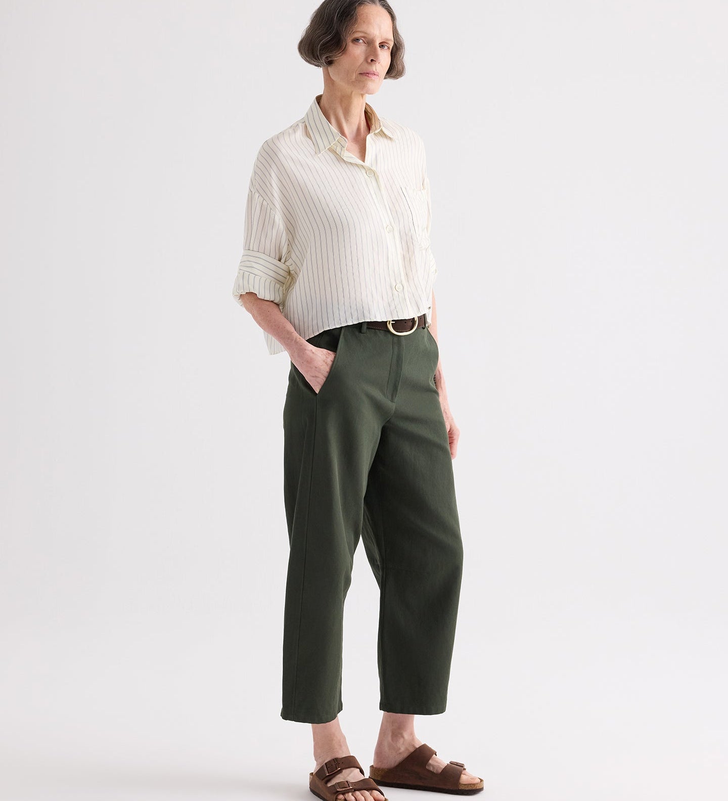 TWP - Next Ex Shirt in Pencil Stripe Viscose