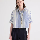 TWP - Next Ex Shirt in Mens Stripe on Superfine Poplin