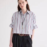 TWP - Next Ex Shirt in Striped Superfine Poplin