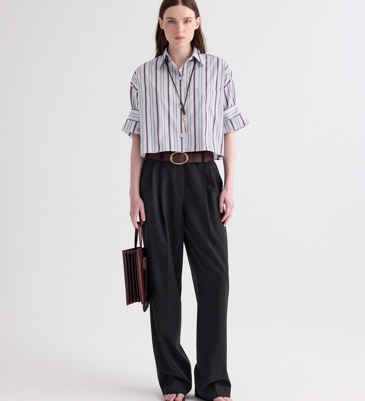 TWP - Accordion Clutch in Victor Leather