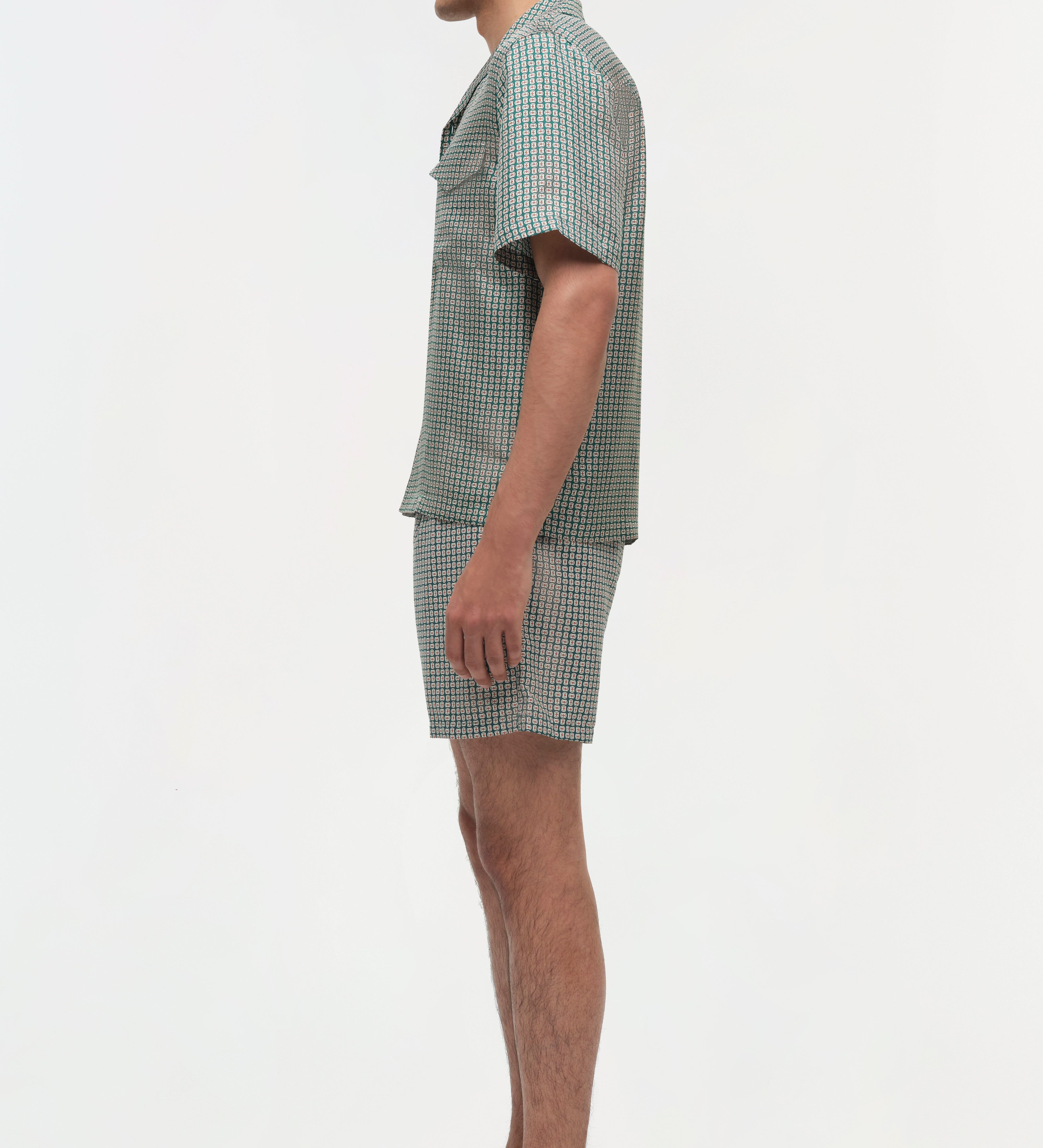 Simkhai - Clarke Silk Foulard Camp Shirt