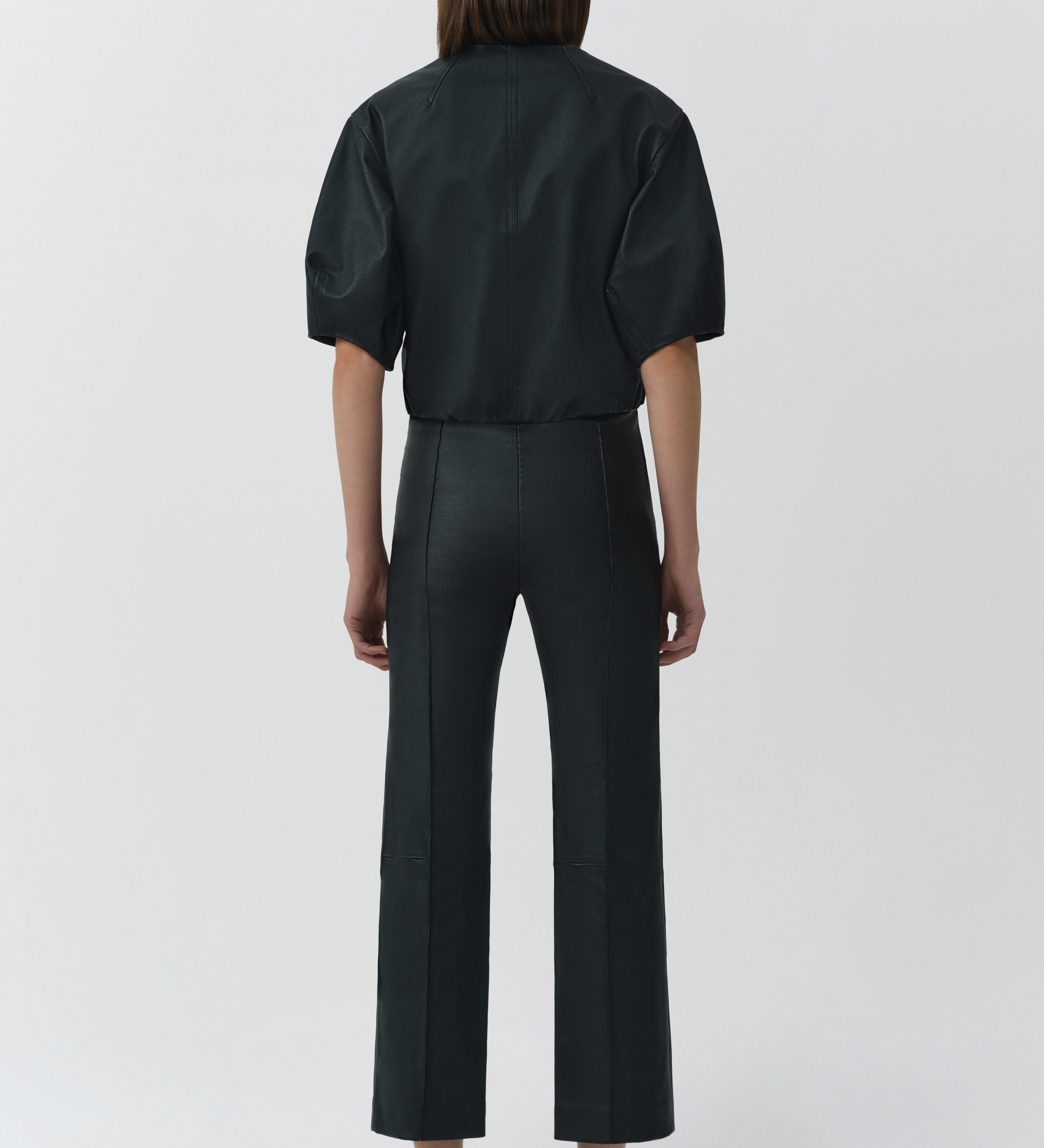 Simkhai - Austyn Short Sleeve Leather Jacket