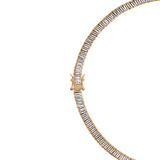 Dorsey - PETITE BESSETTE RIVIÈRE NECKLACE IN LAB WHITE SAPPHIRE