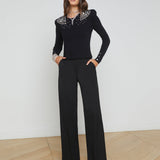 L'AGENCE - Cesca Embellished Pullover
