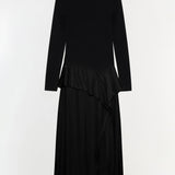 Simkhai - Ornella Knit Satin Midi Dress