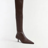 Simkhai - Joni Stretch Leather Over The Knee Boot