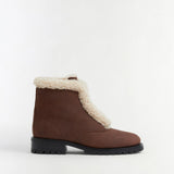 Simkhai - Noah Shearling Lug Sole Zip Boot