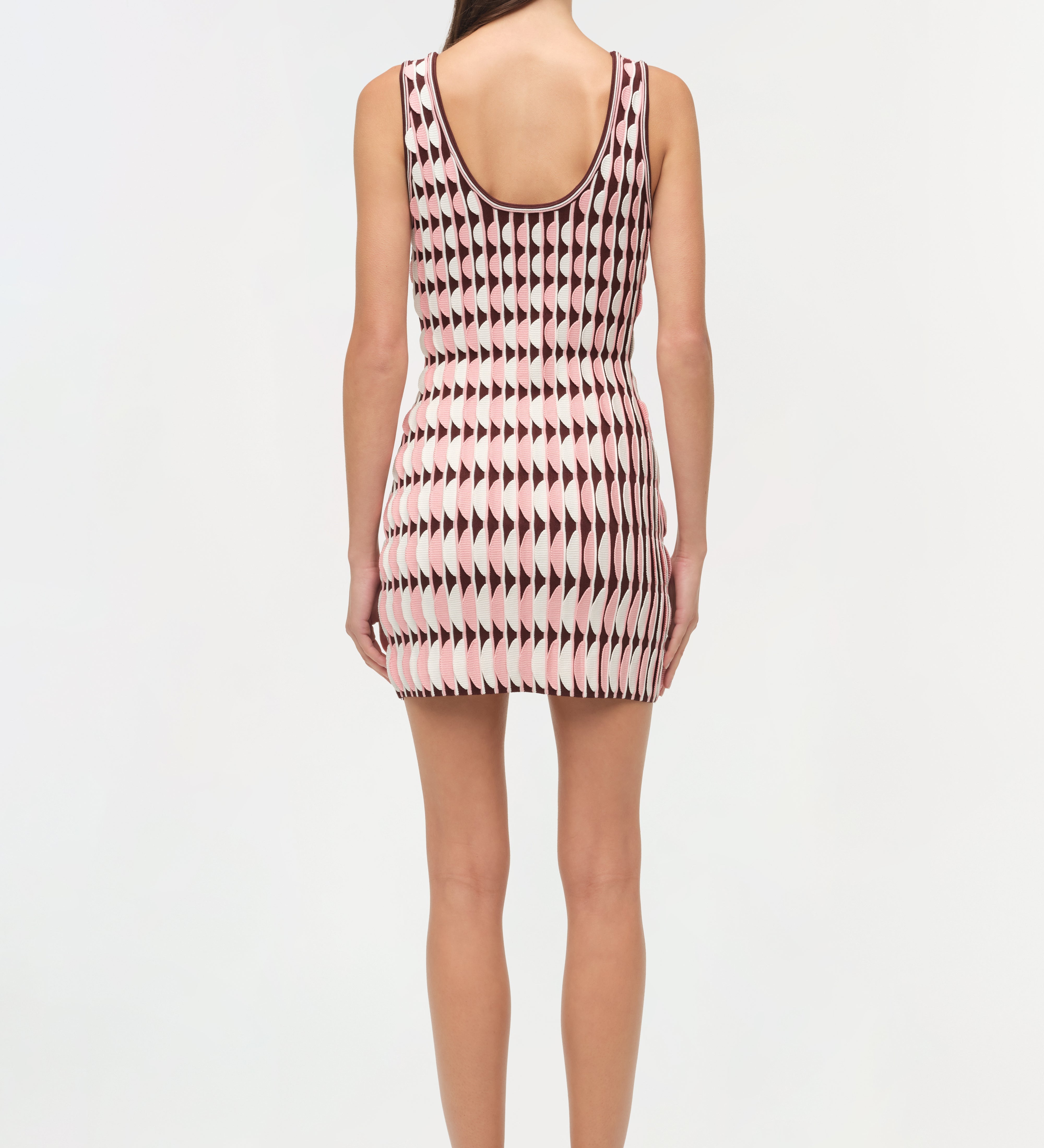 Simkhai - Lorien Scalloped Knit Mini Dress