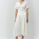 Simkhai - Haven Embroidered Linen Knit Skirt