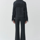 Simkhai - Natalia Collared Fringe Sweater
