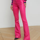 L'AGENCE - Marty Coated Flare Jean