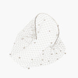 Jennifer Behr - Voilette Headband with Pearls -- Cream