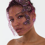 Jennifer Behr - Allegra Voilette -- Amethyst