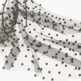 Jennifer Behr - Chiara Veil -- Black Pearl