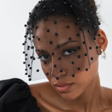 Jennifer Behr - Chiara Veil -- Black Pearl