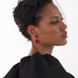 Jennifer Behr - Almira Voilette Headband -- Black