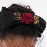 Jennifer Behr - Almira Voilette Headband -- Black