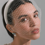 Jennifer Behr - Tori Voilette Headband -- Cream