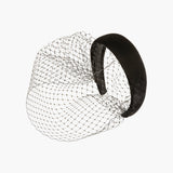 Jennifer Behr - Kate Voilette Headband in Velvet -- Black