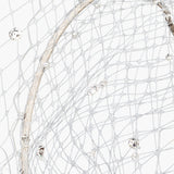 Jennifer Behr - Crystal Beehive Voilette -- Cream
