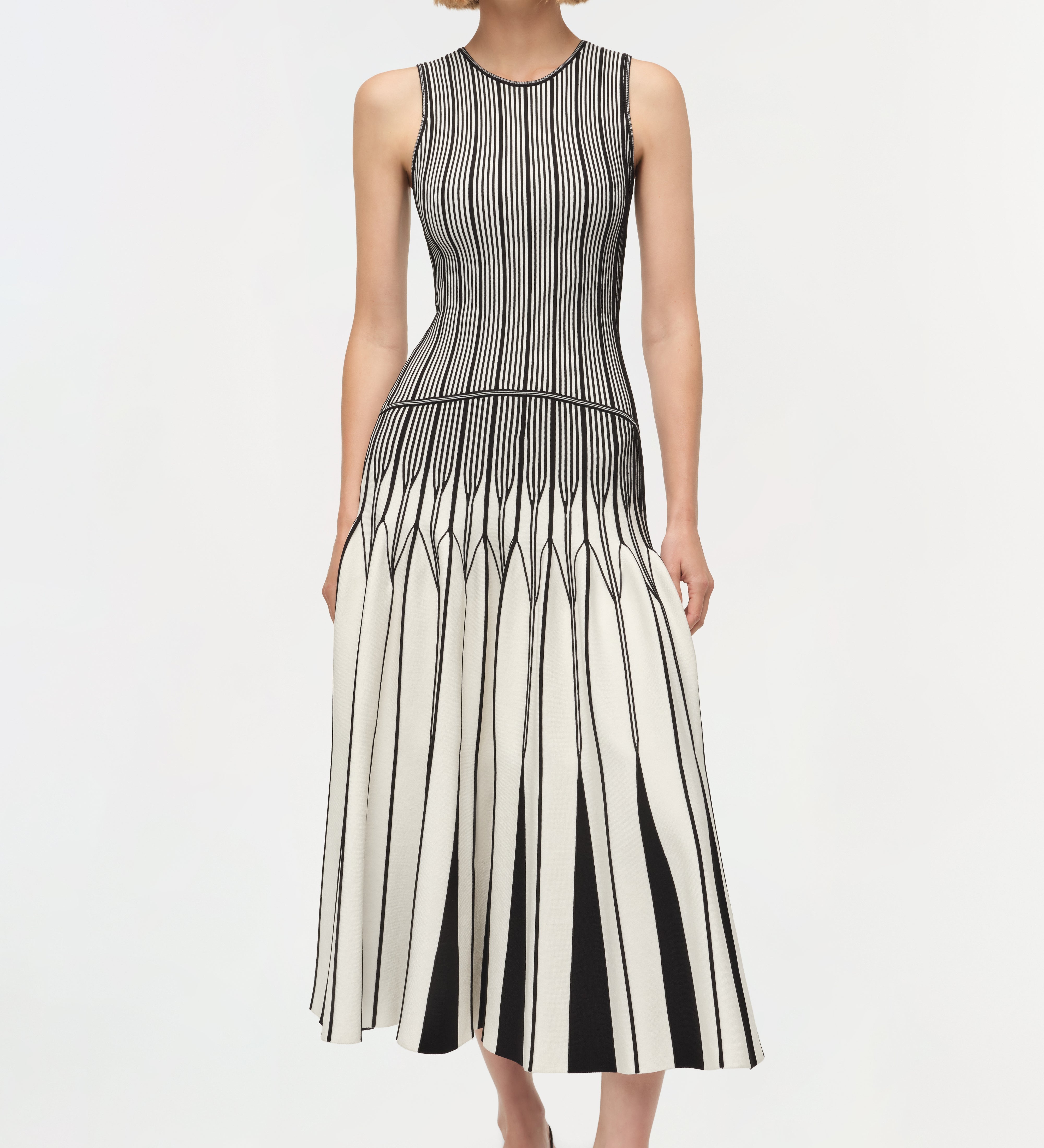 Simkhai - Oaklen Illusion Knit Midi Dress