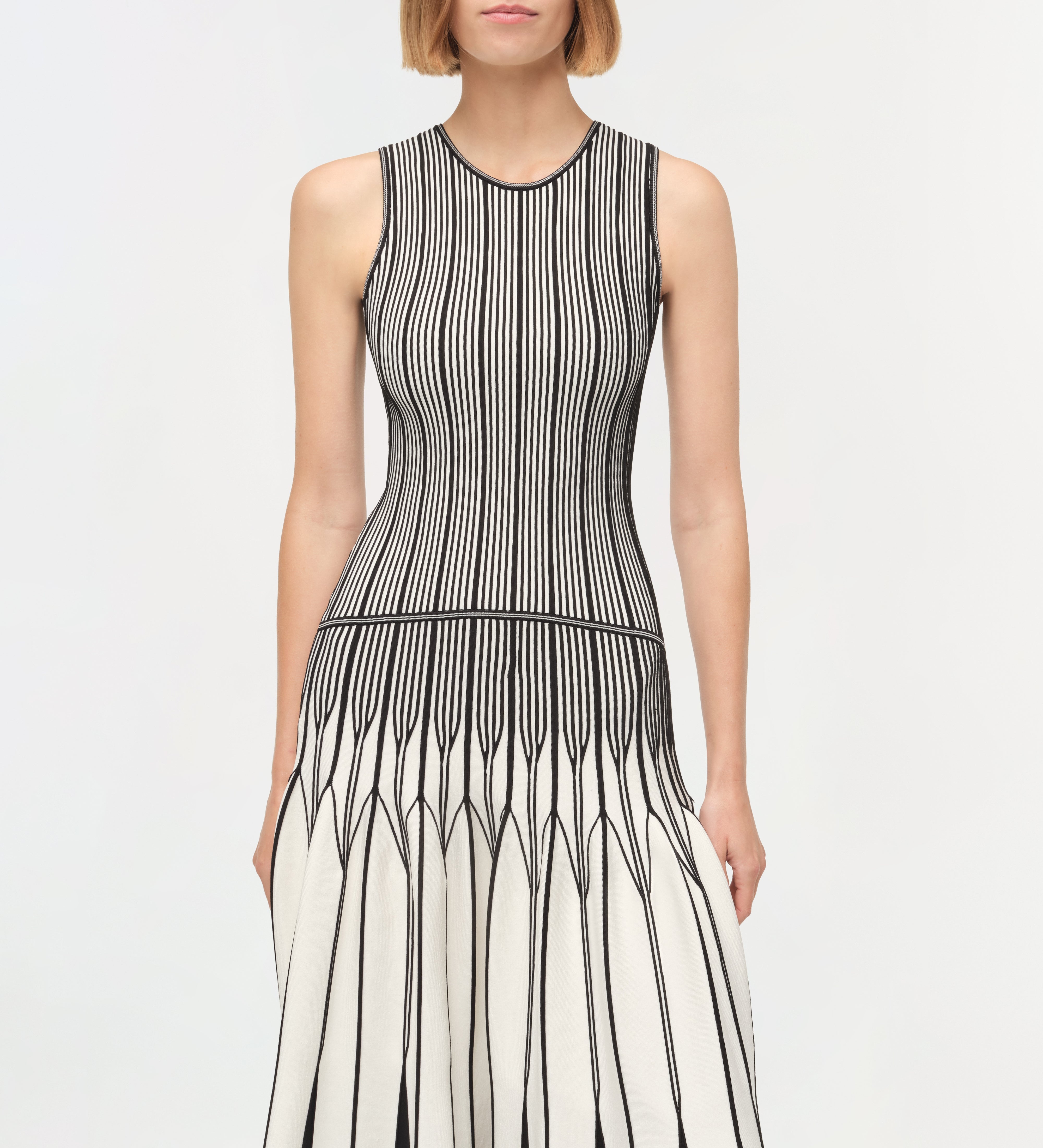 Simkhai - Oaklen Illusion Knit Midi Dress