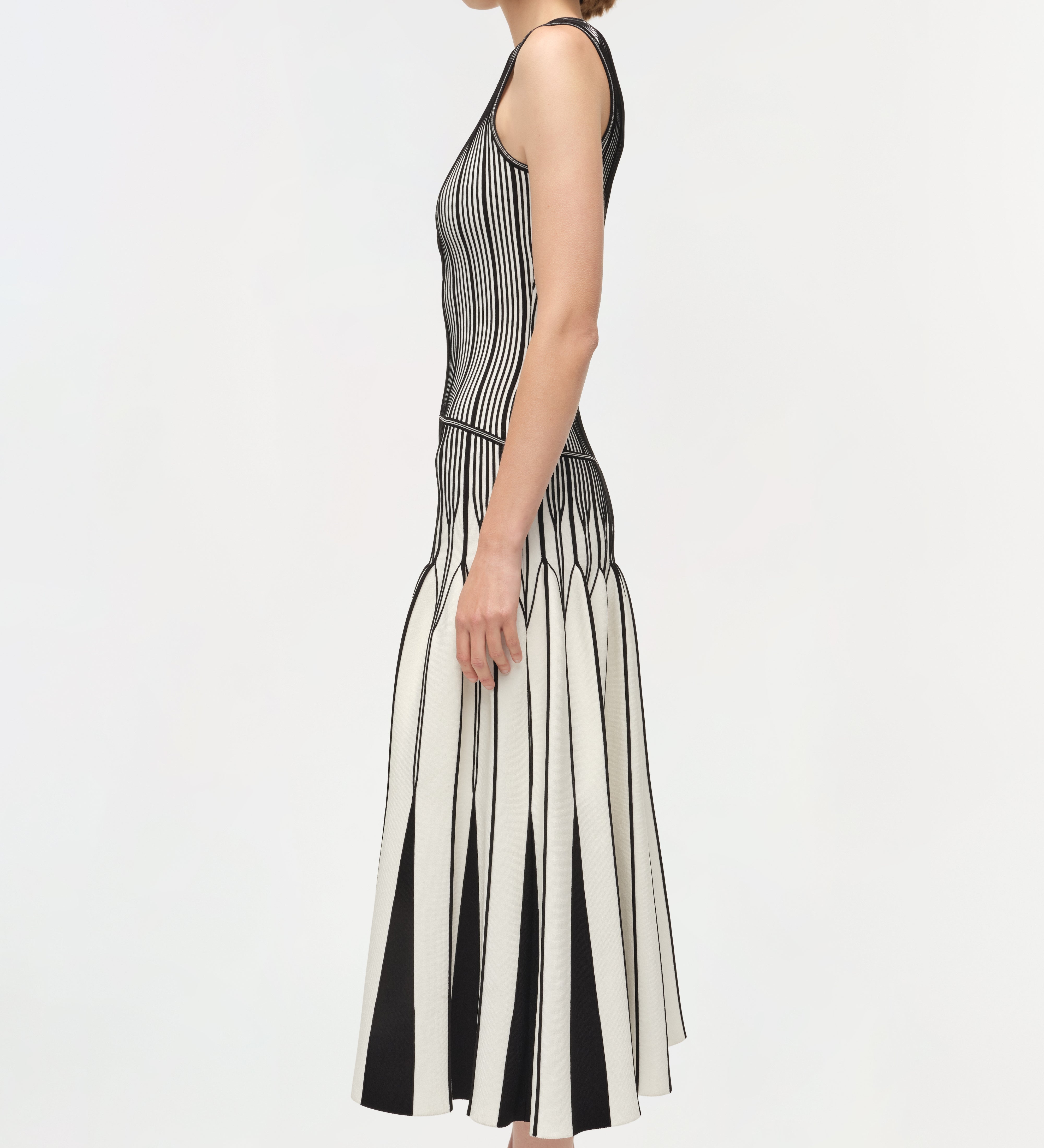 Simkhai - Oaklen Illusion Knit Midi Dress