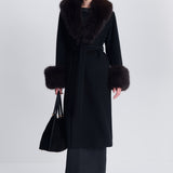 Simkhai - Kinsley Faux Fur Wool Coat