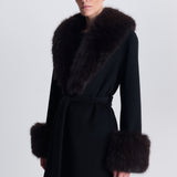 Simkhai - Kinsley Faux Fur Wool Coat