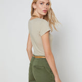 L'AGENCE - Cory Cotton Scoopneck Tee