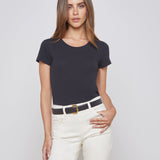 L'AGENCE - Cory Cotton Scoopneck Tee