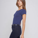 L'AGENCE - Cory Cotton Scoopneck Tee