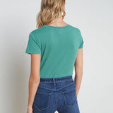 L'AGENCE - Cory Cotton Scoopneck Tee