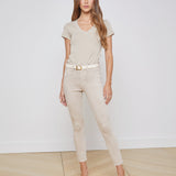 L'AGENCE - Becca Cotton V-Neck Tee