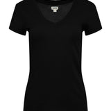 L'AGENCE - Becca Cotton V - Neck Tee