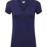 L'AGENCE - Becca Cotton V - Neck Tee