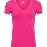 L'AGENCE - Becca Cotton V-Neck Tee