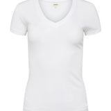 L'AGENCE - Becca Cotton V - Neck Tee
