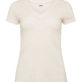 L'AGENCE - Becca Cotton V-Neck Tee