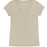 L'AGENCE - Becca Cotton V - Neck Tee
