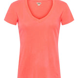 L'AGENCE - Becca Cotton V-Neck Tee