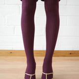 Conner Ives - The Pom Pom Sock - Burgundy