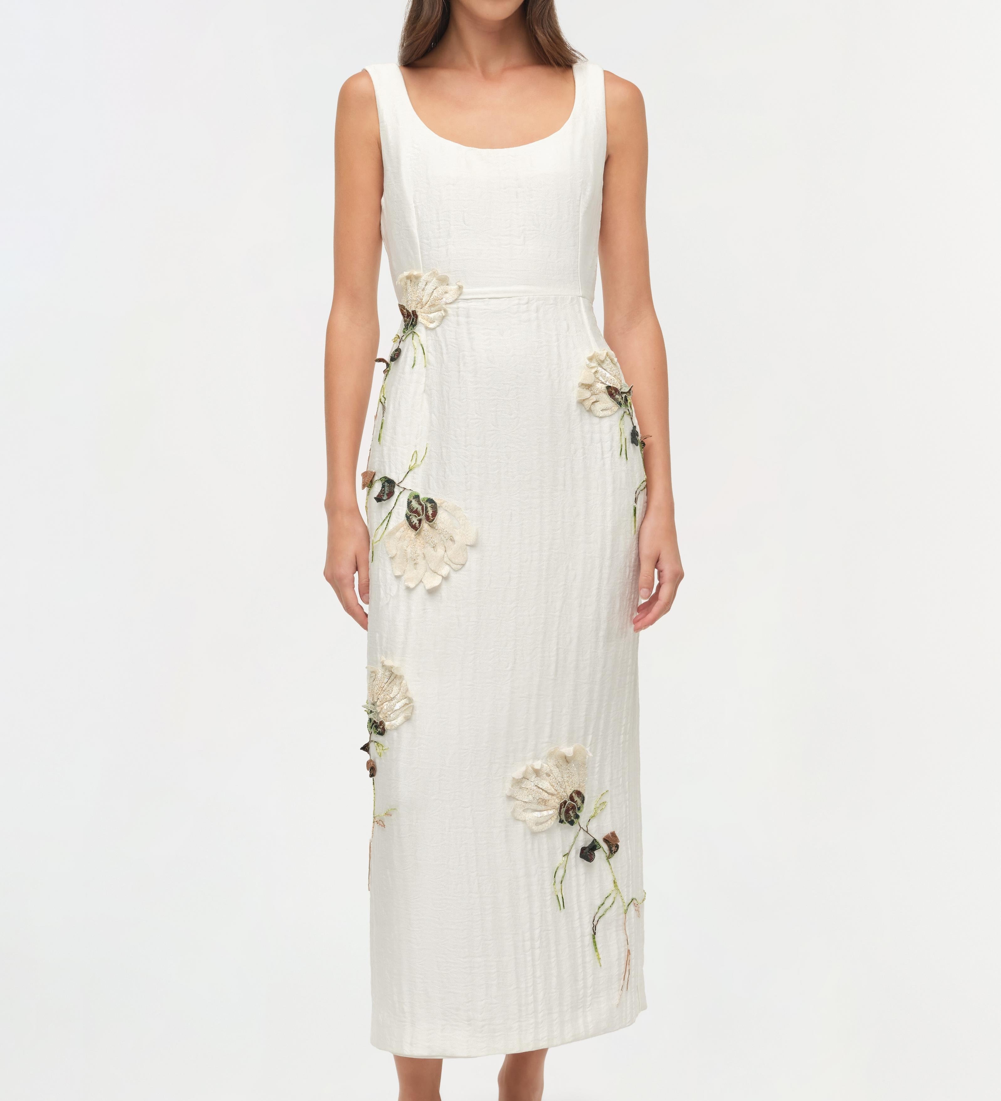 Simkhai - Lilibeth Floral Jacquard Midi Dress