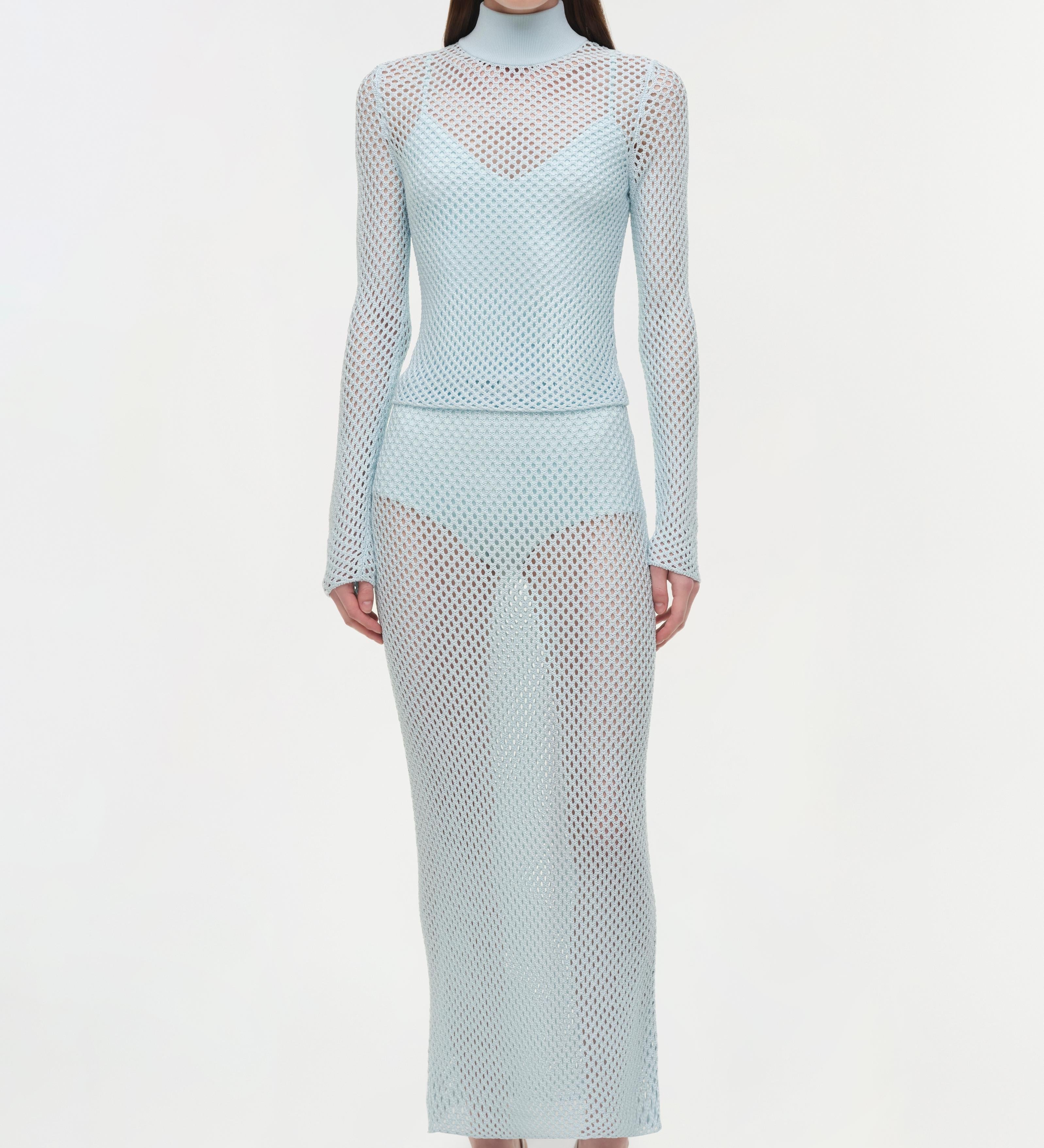 Simkhai - Bexley Mesh Knit Top