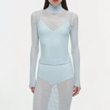 Simkhai - Demitri Mesh Knit Midi Skirt