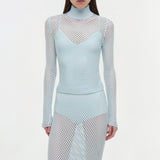 Simkhai - Bexley Mesh Knit Top