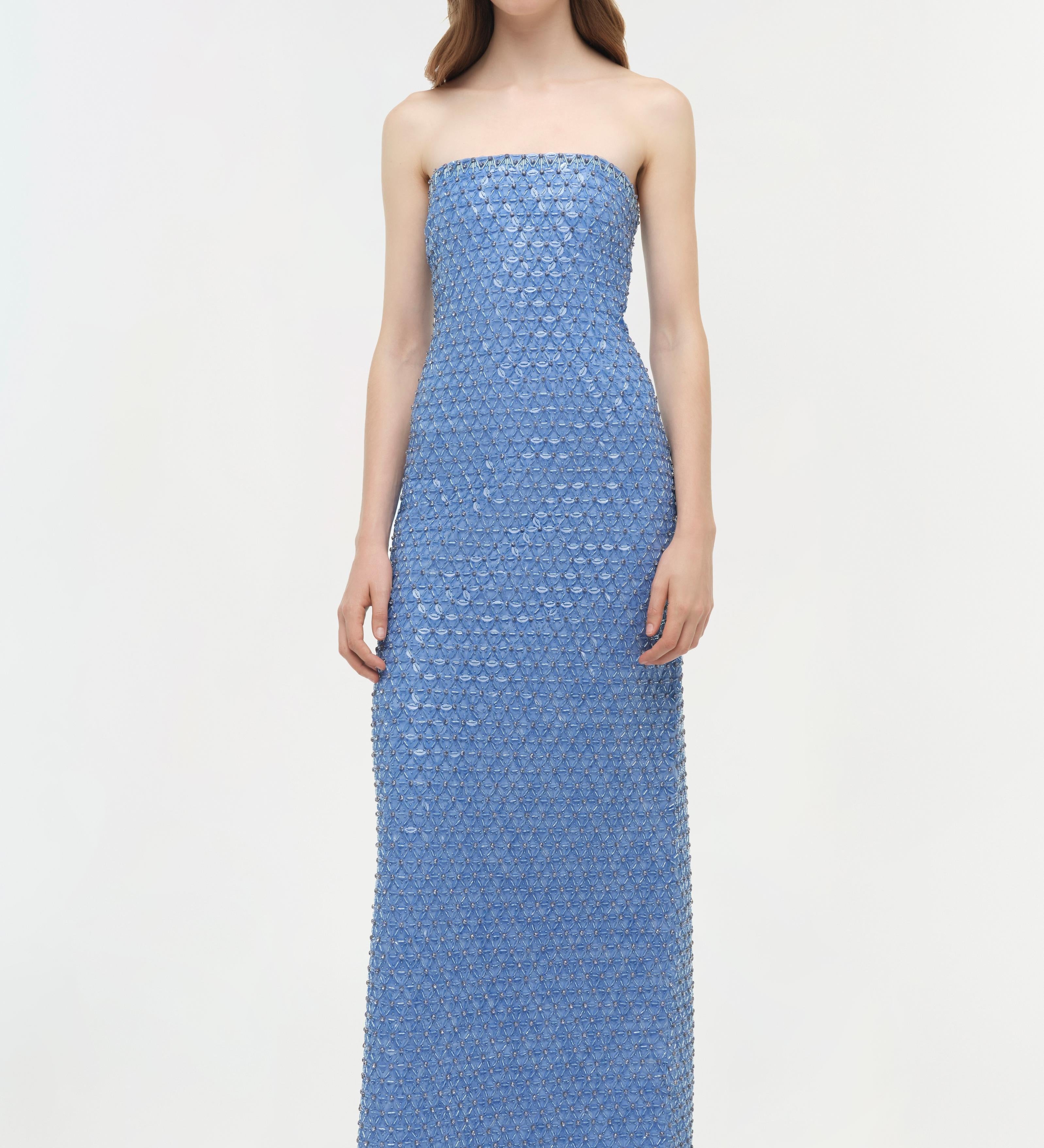 Simkhai - Vanessa Embellished Bustier Midi Dress