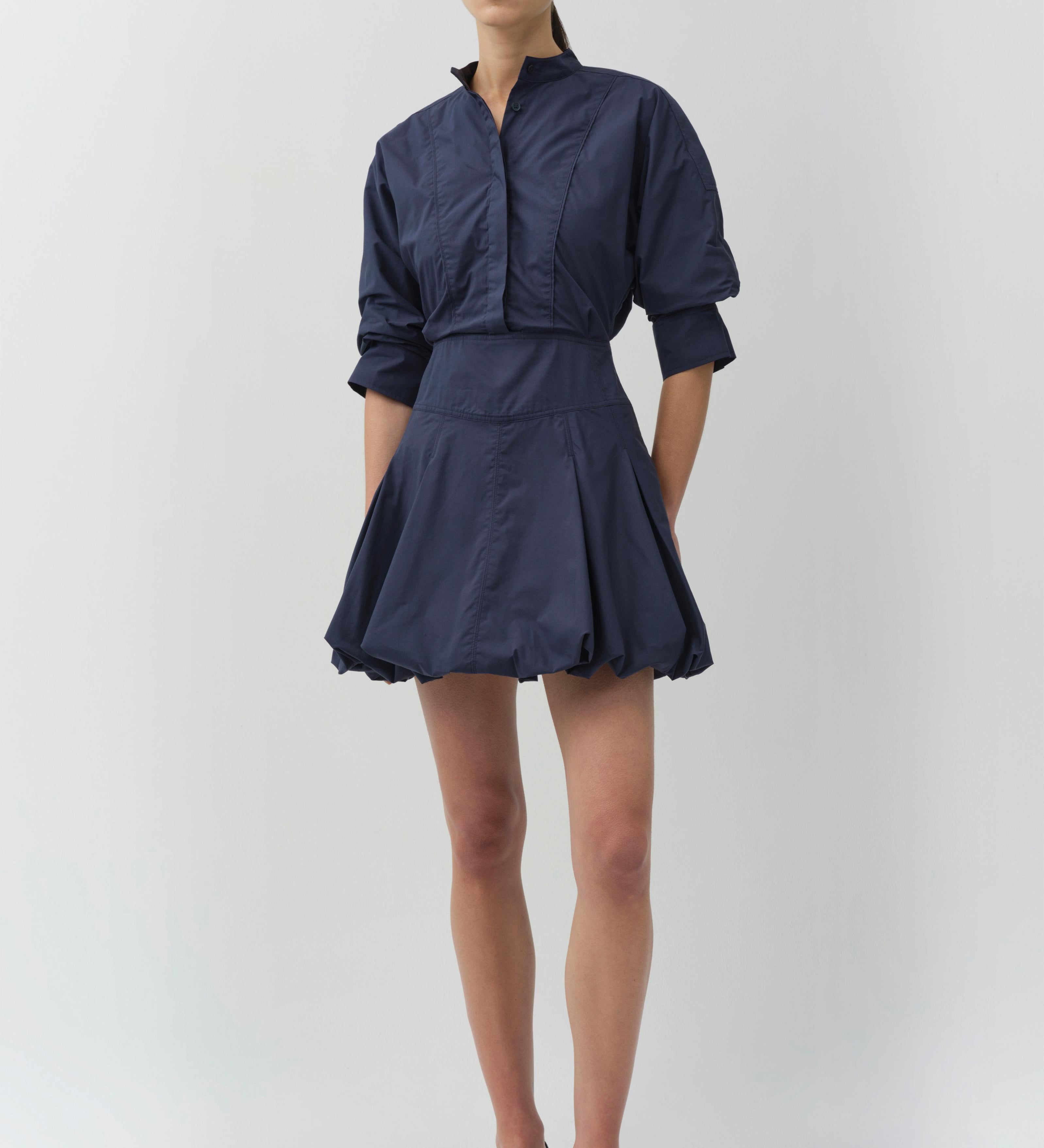 Simkhai - Effie Cotton Bubble Mini Dress